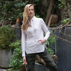 Thirteen Seven Trapezoid Pullover - WHITE NWT